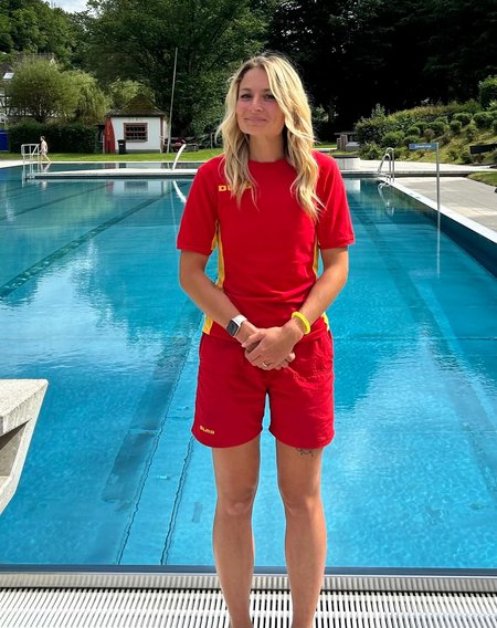 Trainerin Bronze- und Silbergruppe, Ausbilderin Schwimmen: Luisa Heise